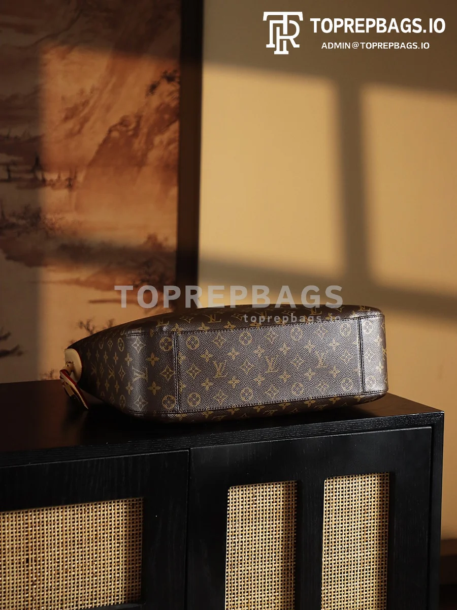 a1736409230814_6053 Louis Vuitton Slouchy MM Hobo in Brown