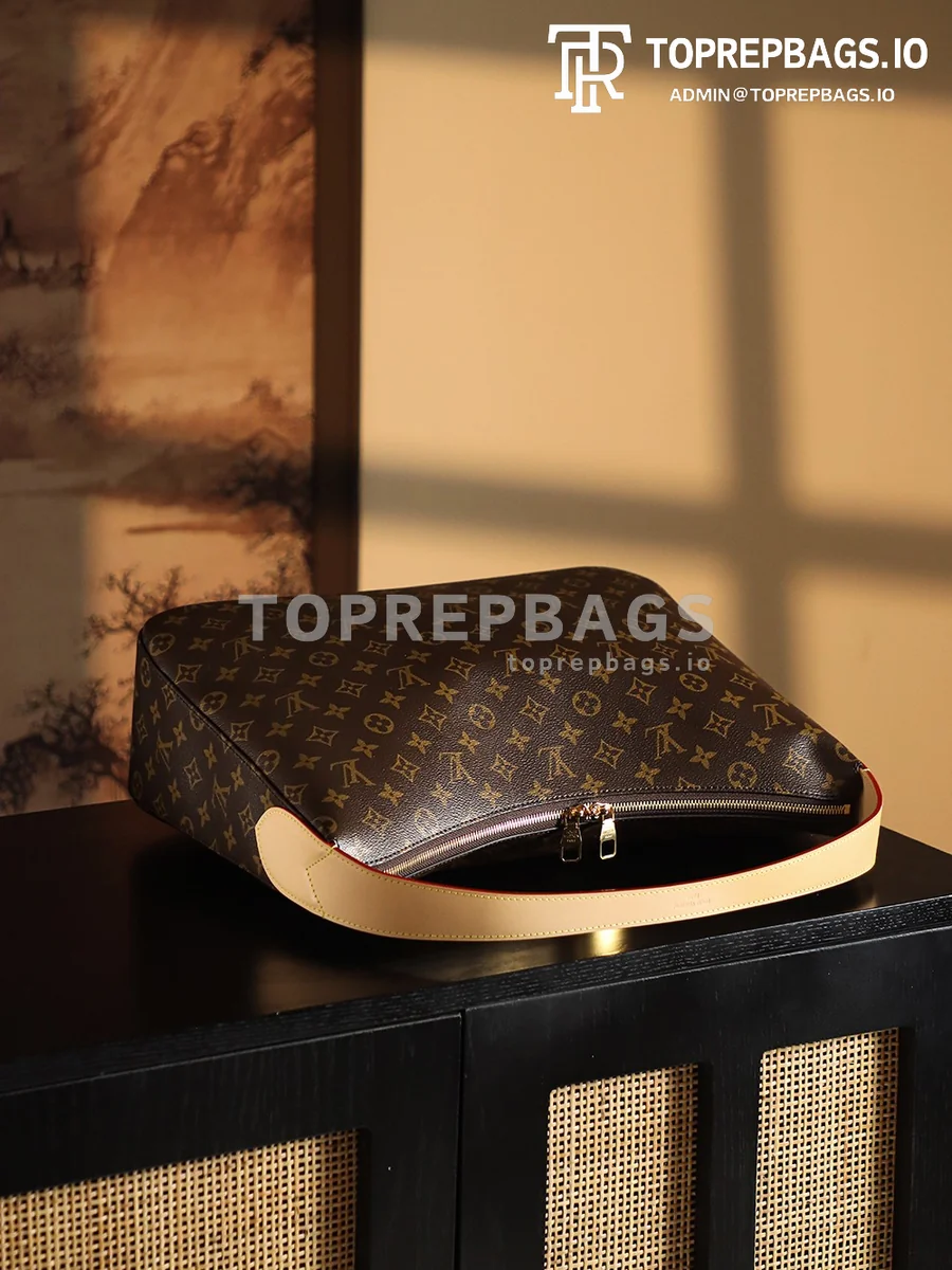 a1736409230815_7643 Louis Vuitton Slouchy MM Hobo in Brown