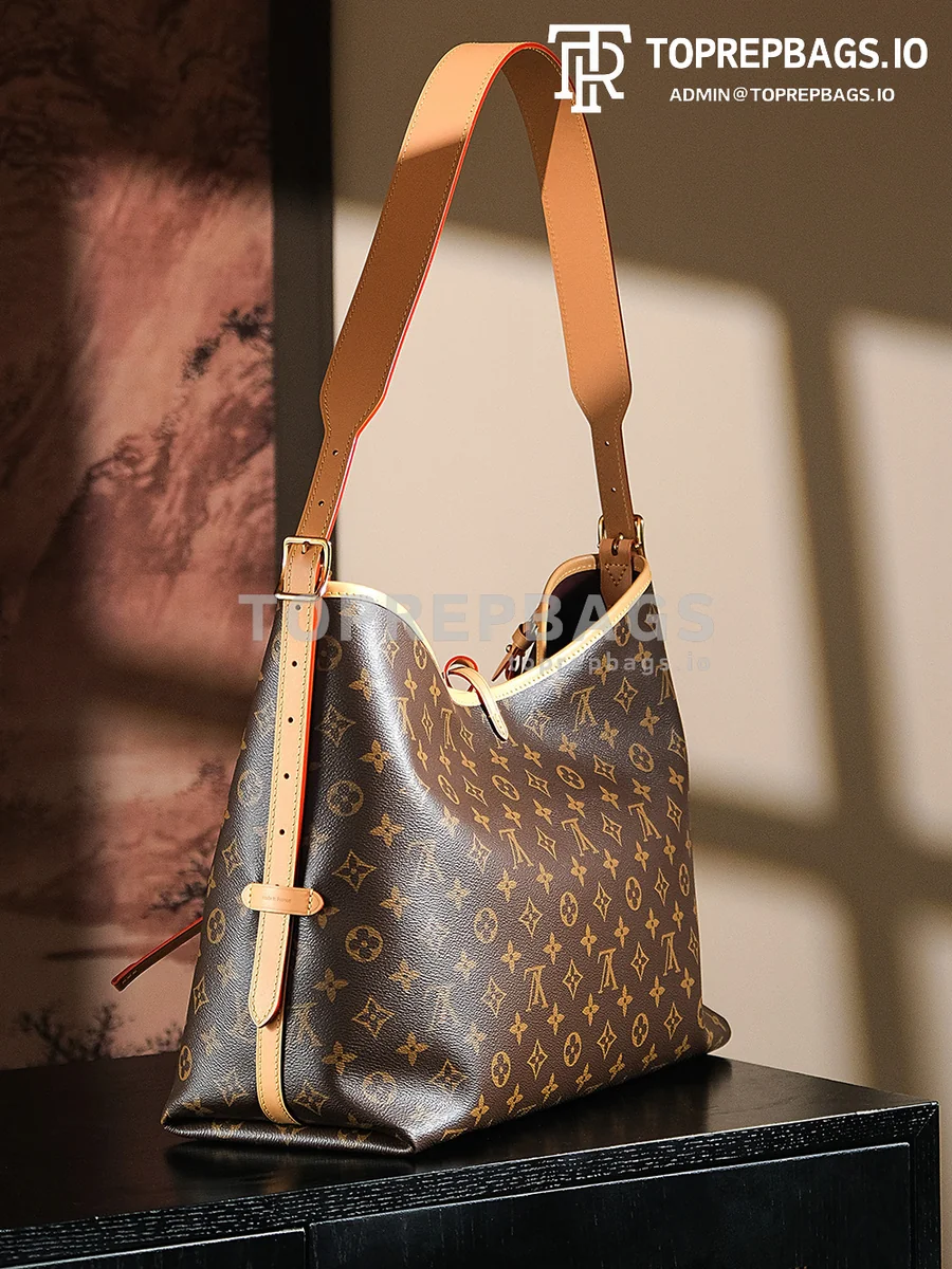 a1741599346462_0455 Louis Vuitton CarryAll in Brown