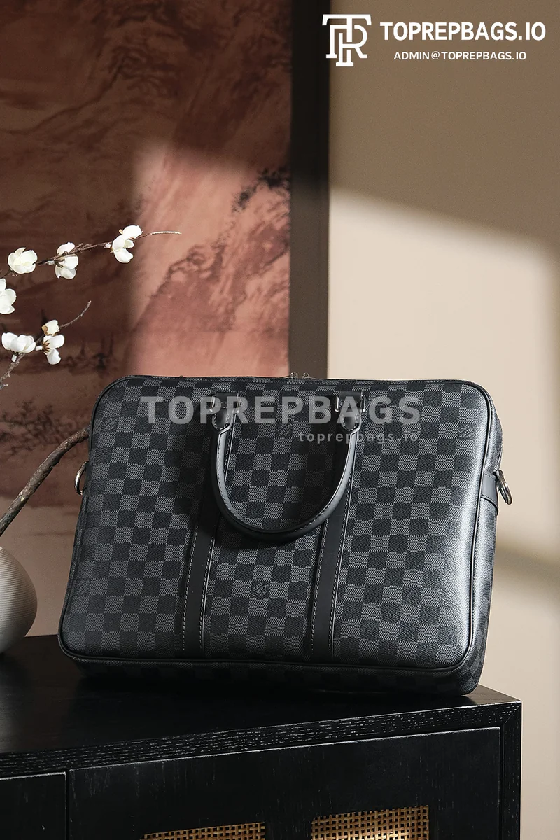 a1742555809379_8710 Louis Vuitton Porte Documents Voyage in Black