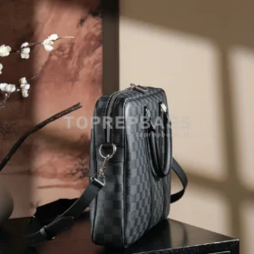 Louis Vuitton Porte Documents Voyage in Black