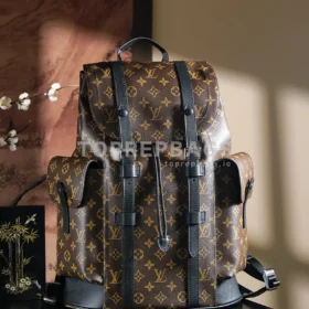 a1742894910217_0125 Louis Vuitton Christopher in Brown