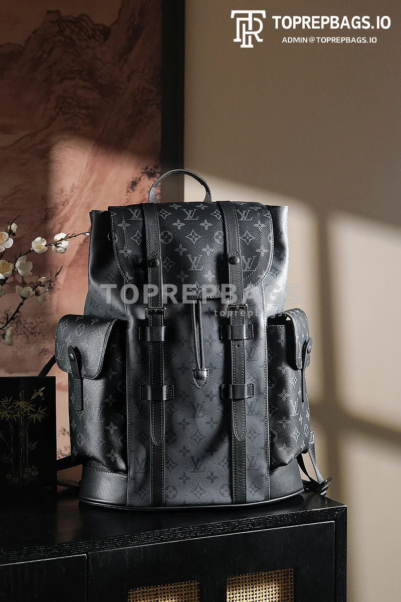 a1742895179834_0283 Louis Vuitton Christopher in Black