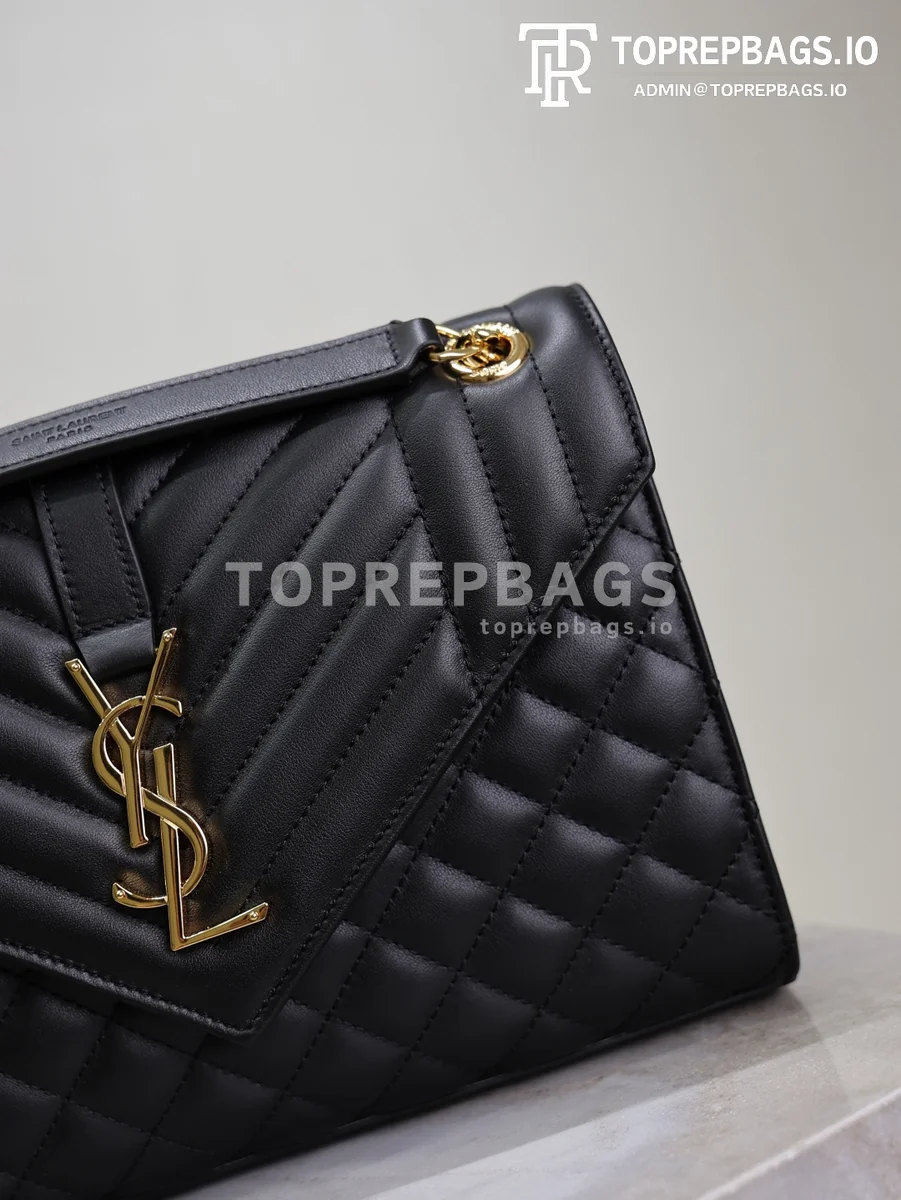 cmp_i1746261810276_94_0_2 YSL Envelope Medium in Black