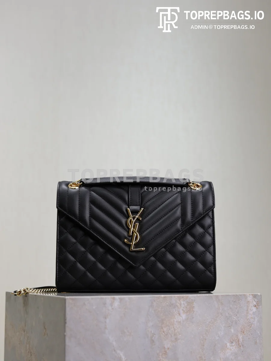 cmp_i1746261812855_5022_0_0 YSL Envelope Medium in Black