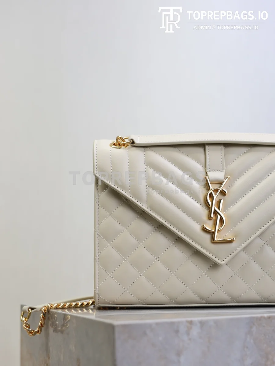 cmp_i1761556677465_6585_0_0 YSL Envelope Medium in White
