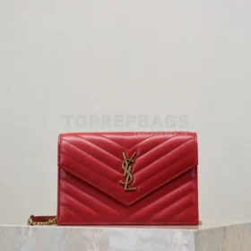 cmp_i1767778707286_8734_0_0 YSL Envelope Wallet On Chain Small in Red