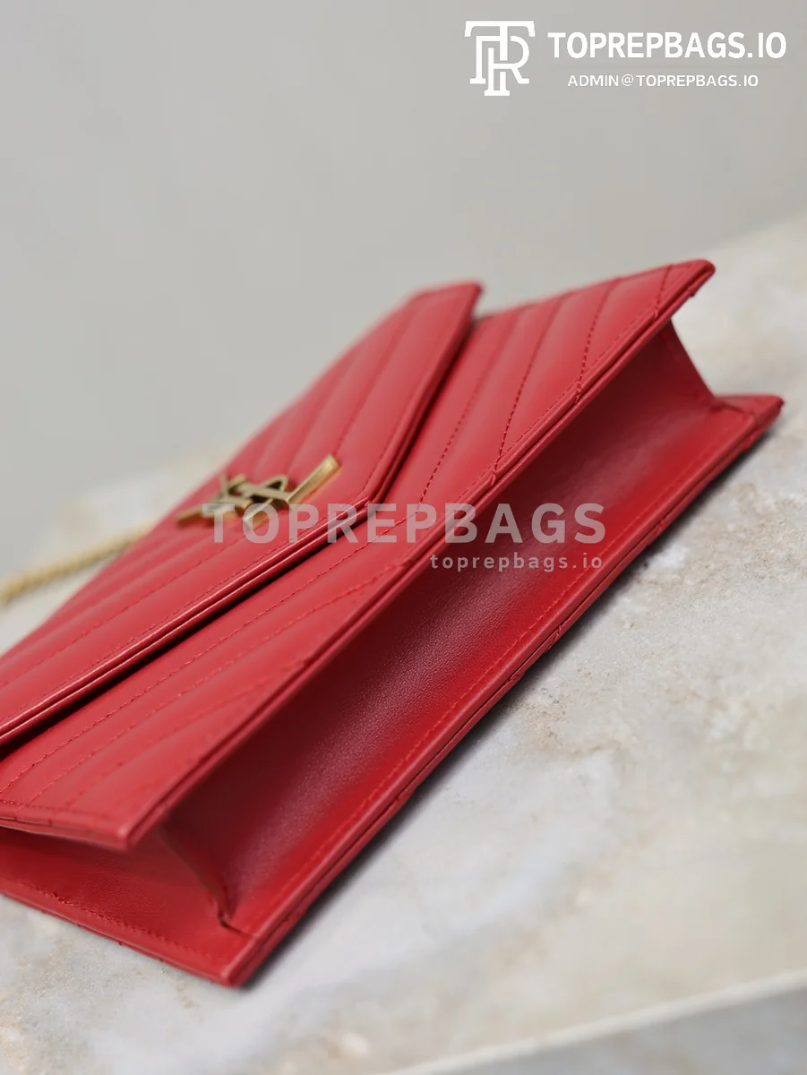 cmp_i1767778710149_66_0_6 YSL Envelope Wallet On Chain Small in Red
