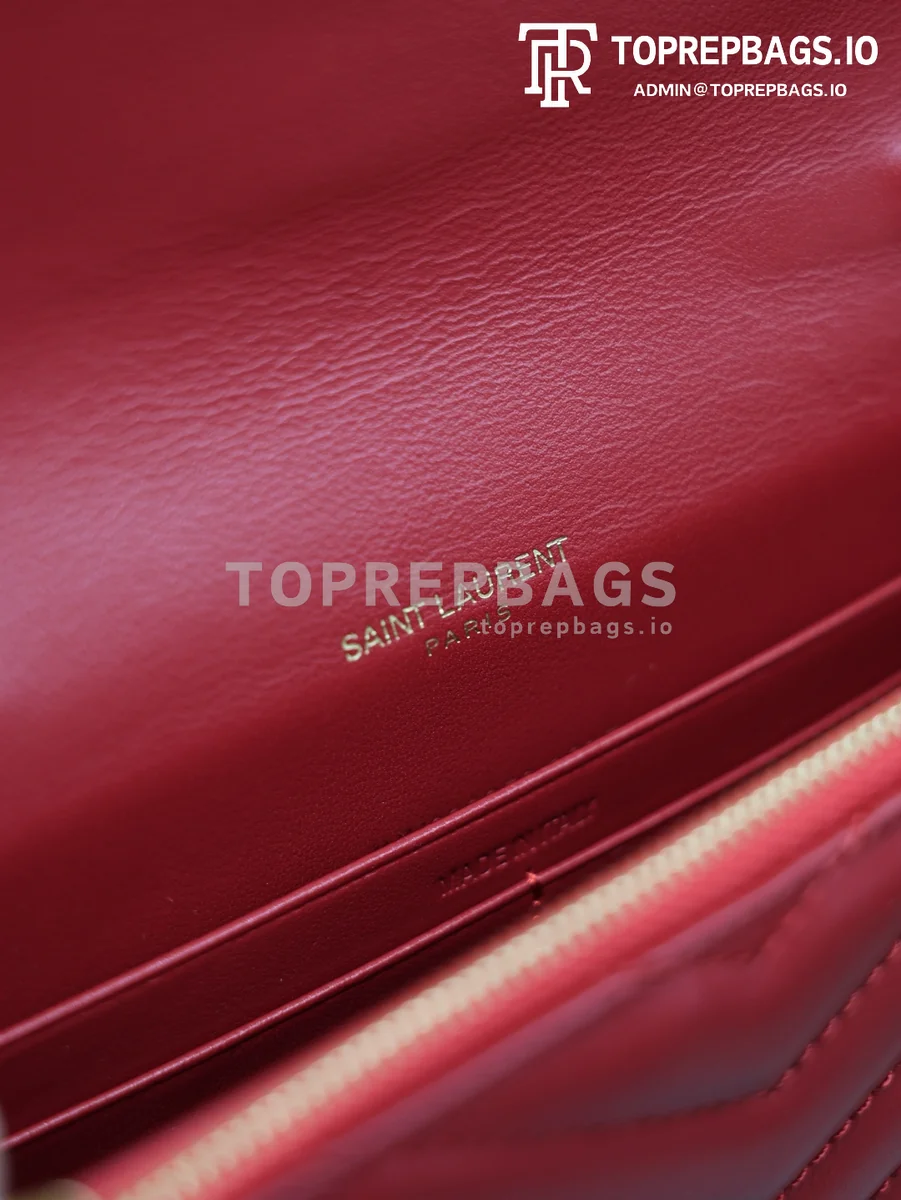 cmp_i1767778739143_9868_0_7 YSL Envelope Wallet On Chain Small in Red