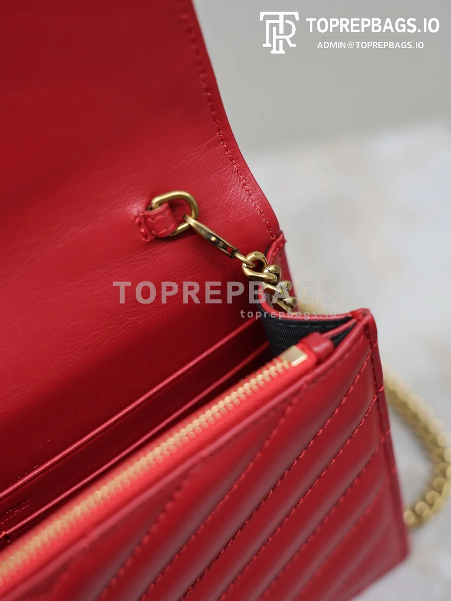 cmp_i1767778745187_9655_0_6 YSL Envelope Wallet On Chain Small in Red