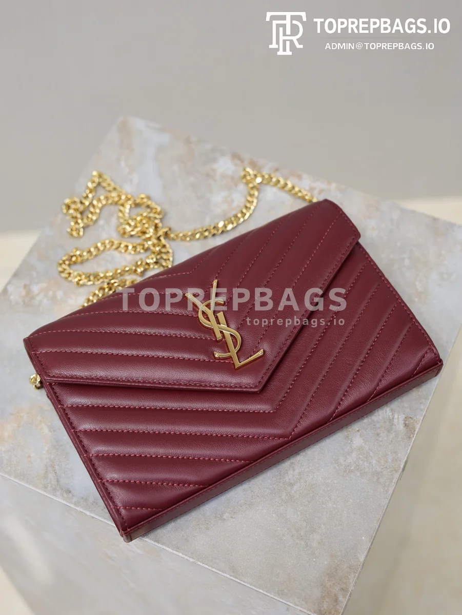 cmp_i1767778971664_2804_0_6 YSL Monogram Envelope in Burgundy
