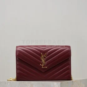 cmp_i1767778973291_309_0_0 YSL Monogram Envelope in Burgundy