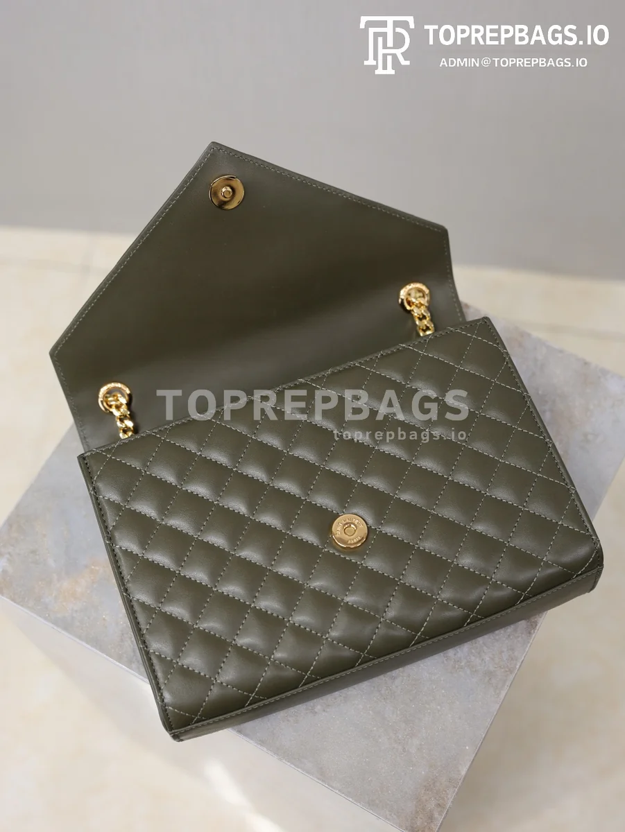 cmp_i1767780488312_9035_0_7 YSL Envelope Medium in Green