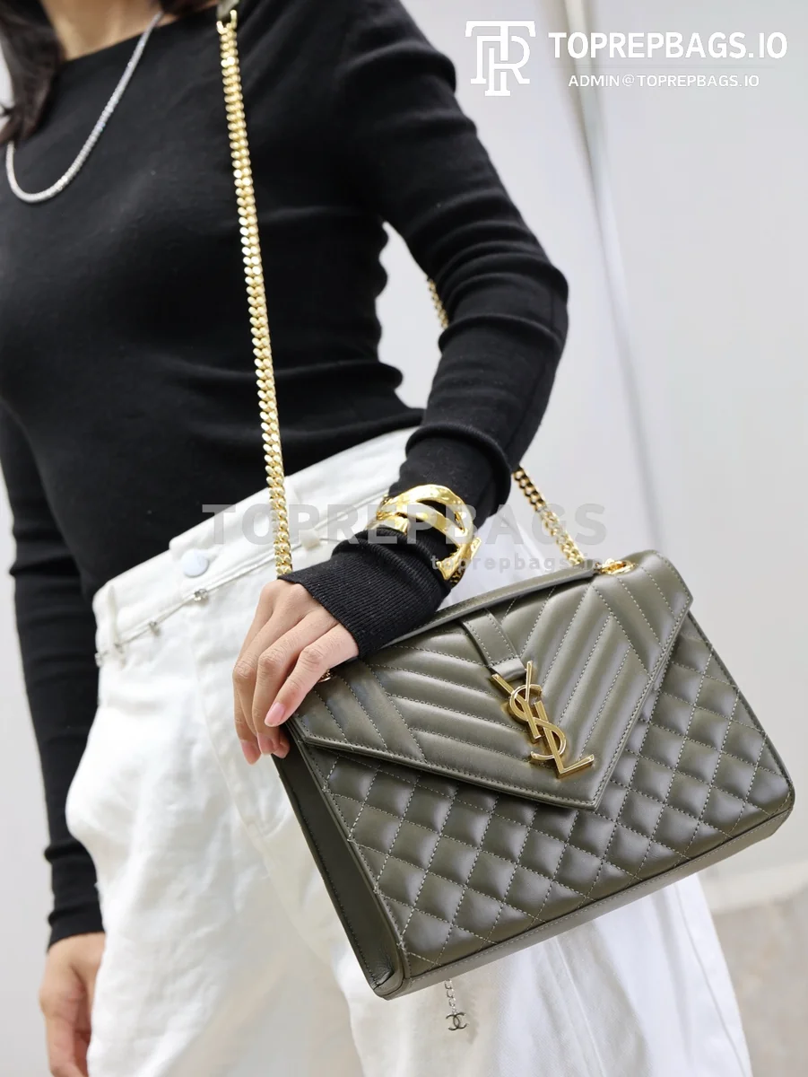 cmp_i1767780535508_397_0_0 YSL Envelope Medium in Green