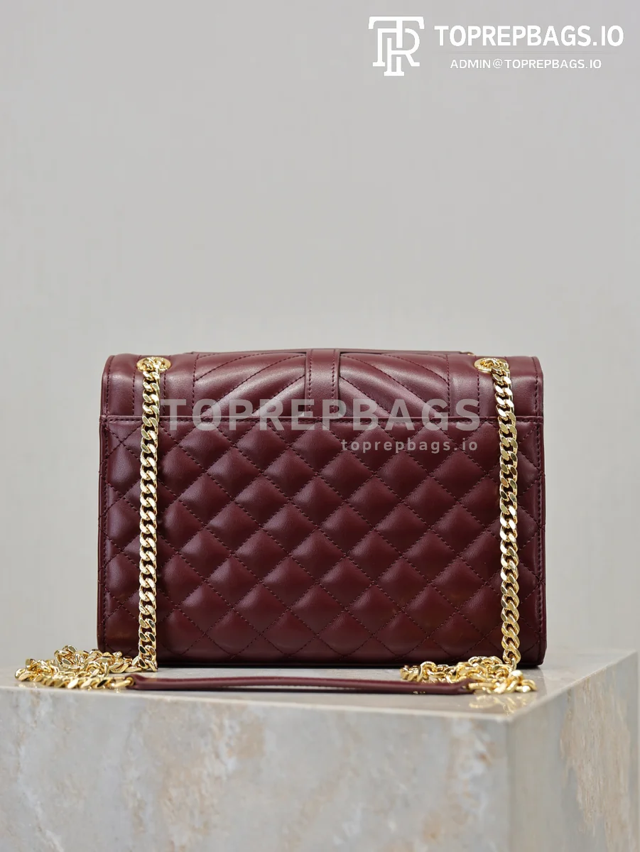 cmp_i1767781379130_635_0_5 YSL Envelope Medium in Burgundy