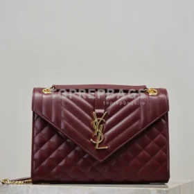 cmp_i1767781380447_7426_0_0 YSL Envelope Medium in Burgundy