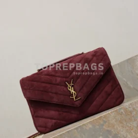 YSL Loulou in Burgundy