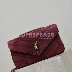 YSL Loulou in Burgundy