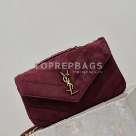 YSL Loulou in Burgundy