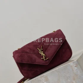 YSL Loulou in Burgundy