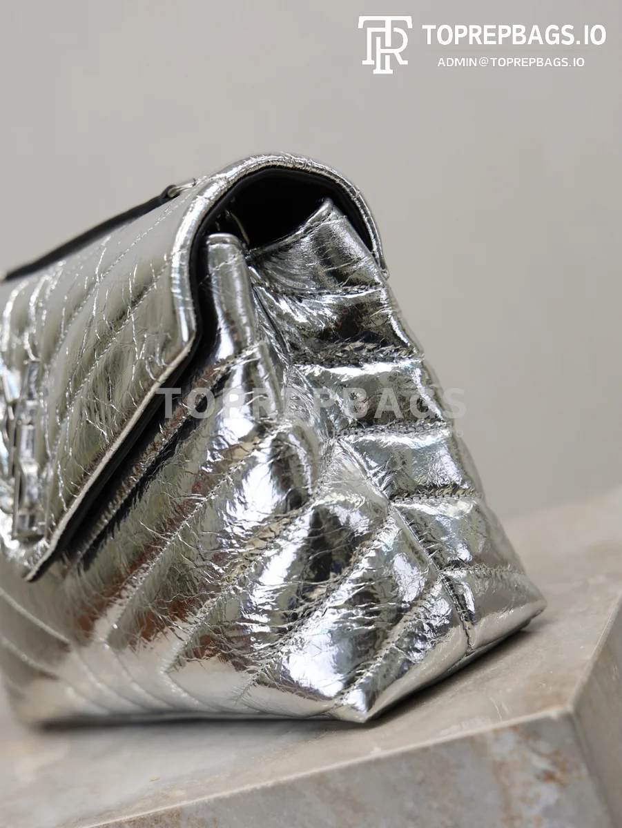 cmp_i1769675961855_4082_0_4 YSL Loulou 494699 Calfskin Leather Silver-tone Hardware Shoulder Bag detailed product image