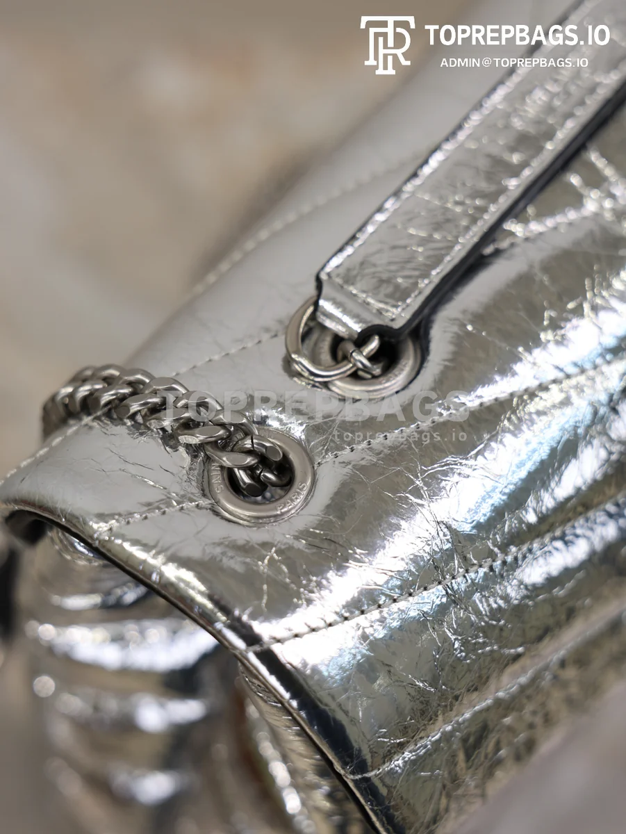 cmp_i1769676013476_2902_0_2 YSL Loulou 494699 Calfskin Leather Silver-tone Hardware Shoulder Bag detailed product image