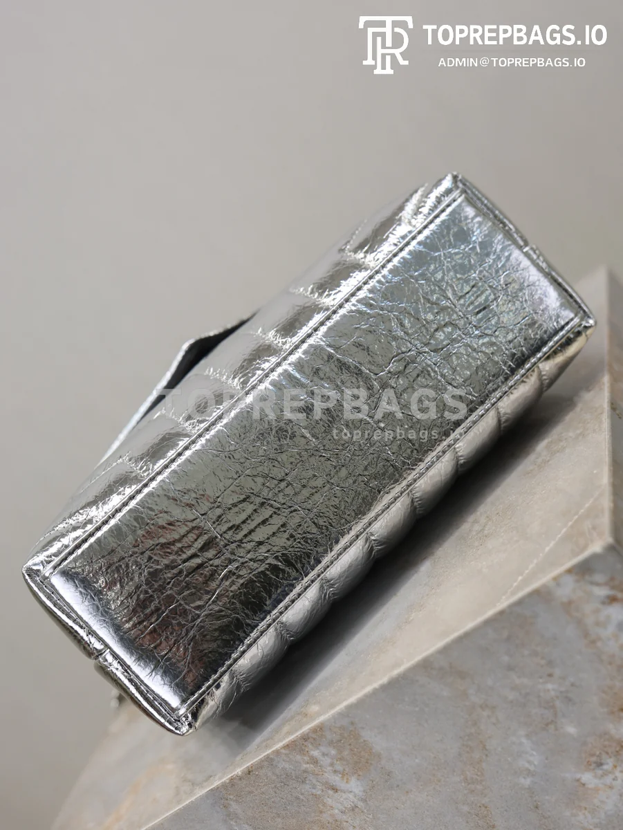 cmp_i1769676027373_2243_0_3 YSL Loulou 494699 Calfskin Leather Silver-tone Hardware Shoulder Bag detailed product image