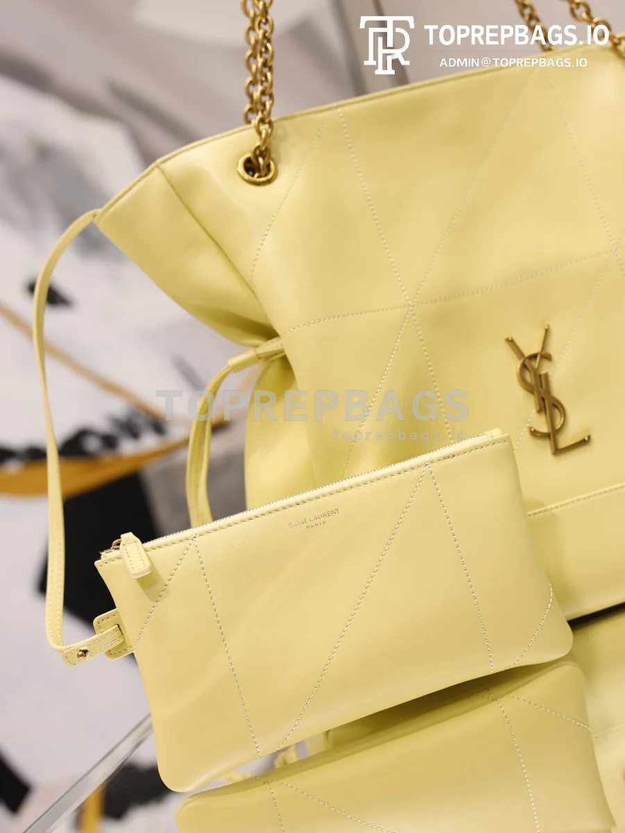 cmp_i1778829357930_5783_0_2 YSL Jamie 4.3 Large Pochon Bucket in Yellow