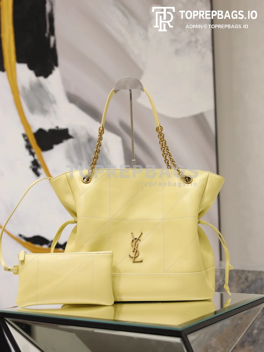 cmp_i1778829360774_4887_0_0 YSL Jamie 4.3 Large Pochon Bucket in Yellow