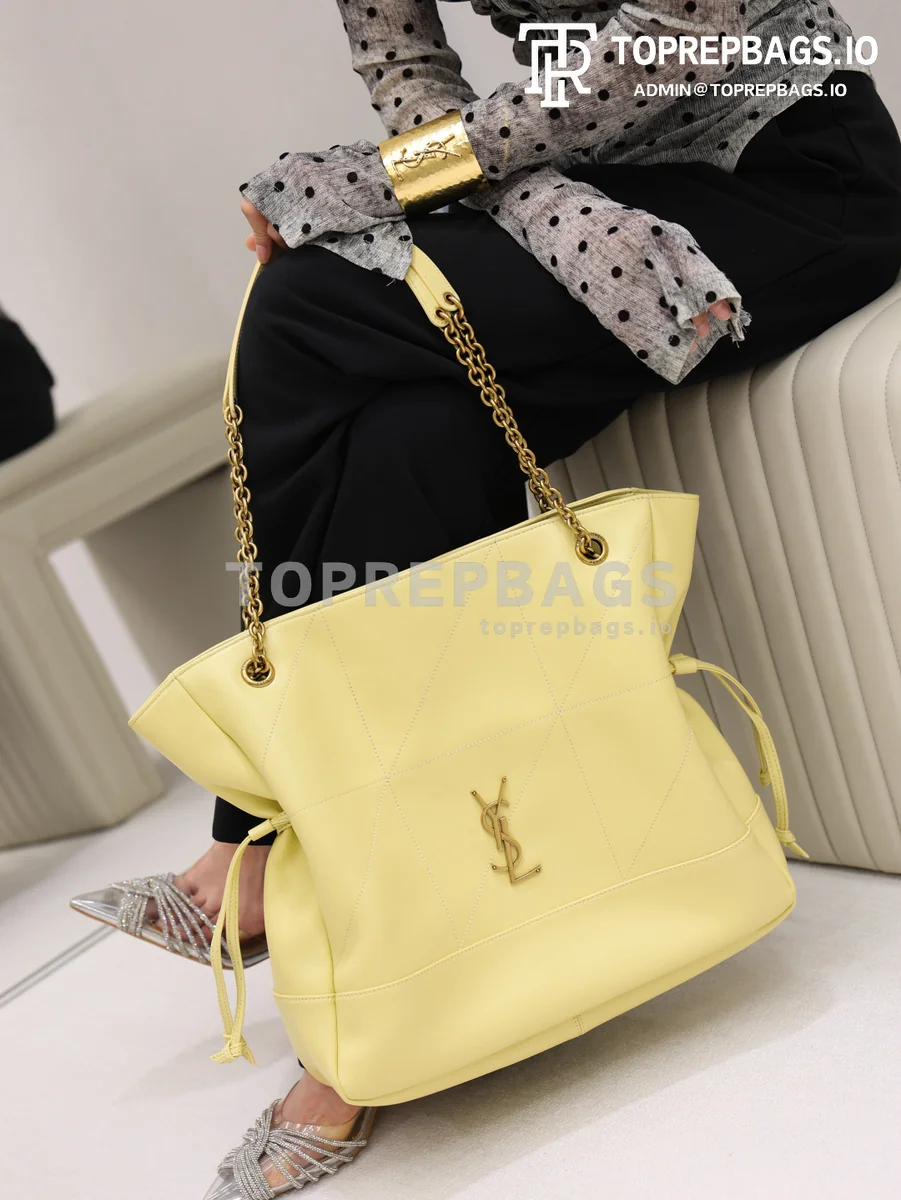 cmp_i1778829531076_9793_0_3 YSL Jamie 4.3 Large Pochon Bucket in Yellow