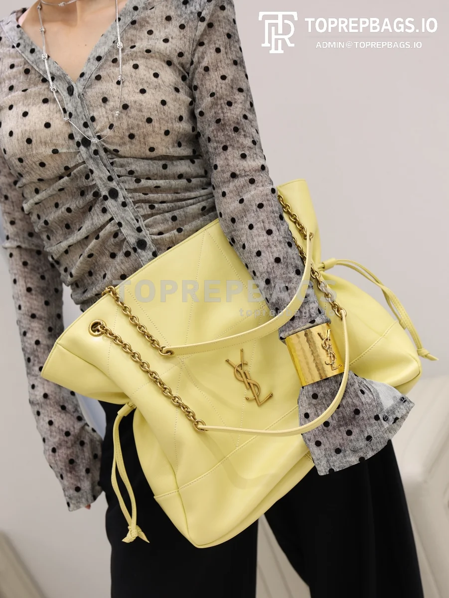 cmp_i1778829531583_3937_0_2 YSL Jamie 4.3 Large Pochon Bucket in Yellow