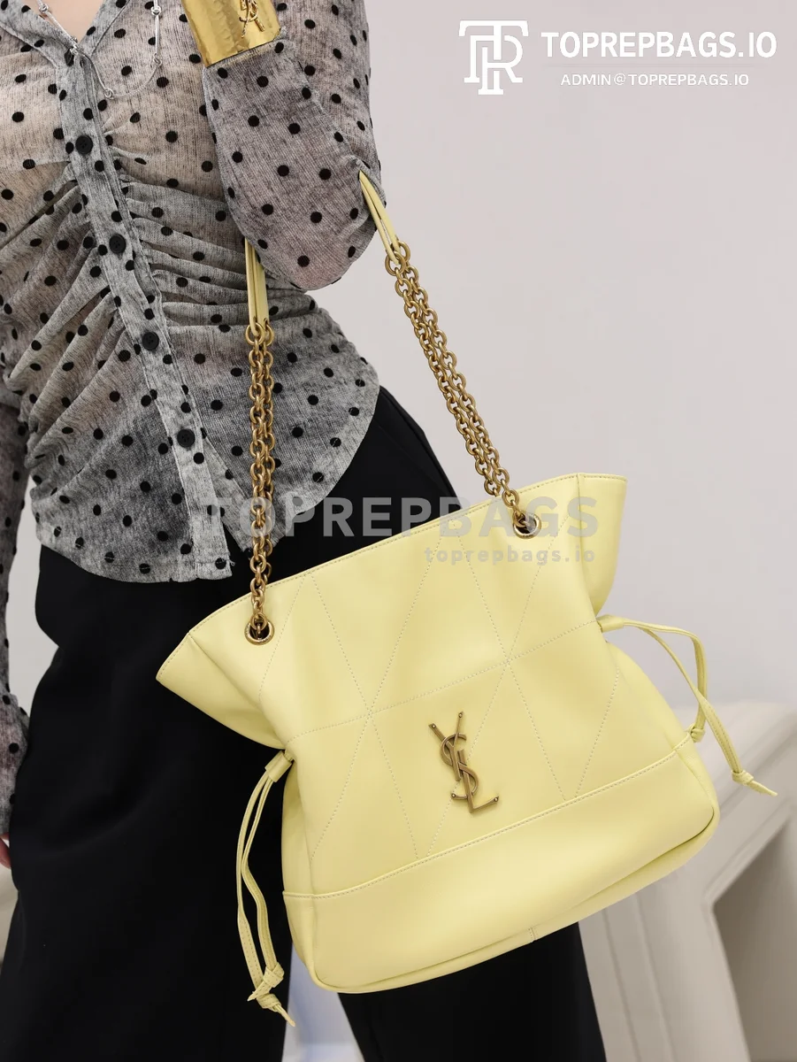 cmp_i1778829900124_4888_0_2 YSL Jamie 4.3 Pochon Small Bucket in Yellow