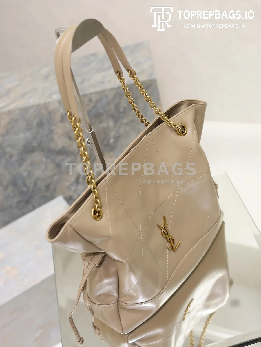 cmp_i1778830420431_4764_0_4 YSL Jamie 4.3 Large Pochon Bucket in Beige