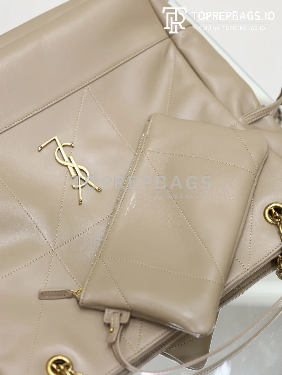 cmp_i1778830465725_8317_0_1 YSL Jamie 4.3 Large Pochon Bucket in Beige