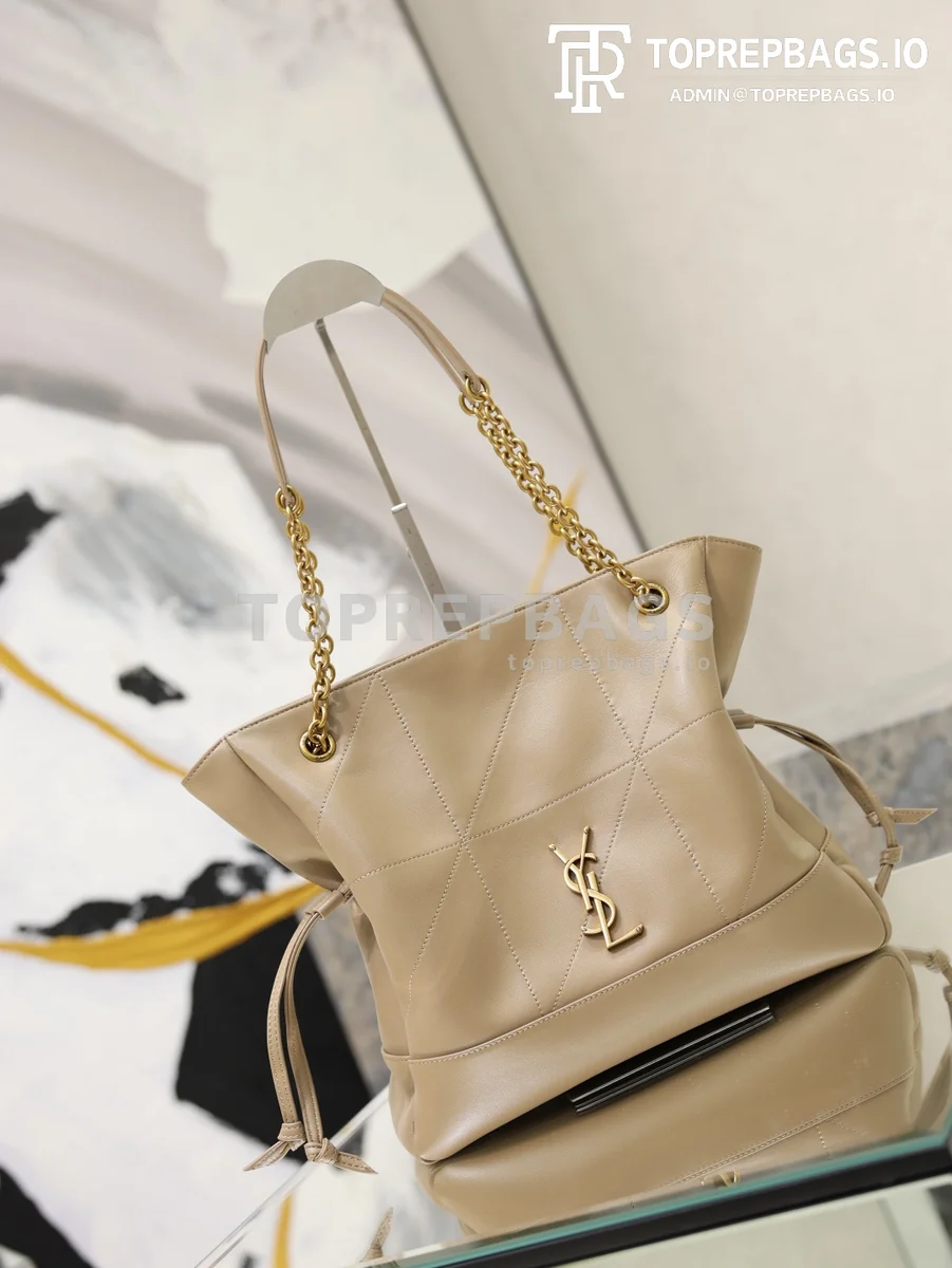 cmp_i1778830735409_7323_0_1 YSL Jamie 4.3 Pochon Small Bucket in Beige
