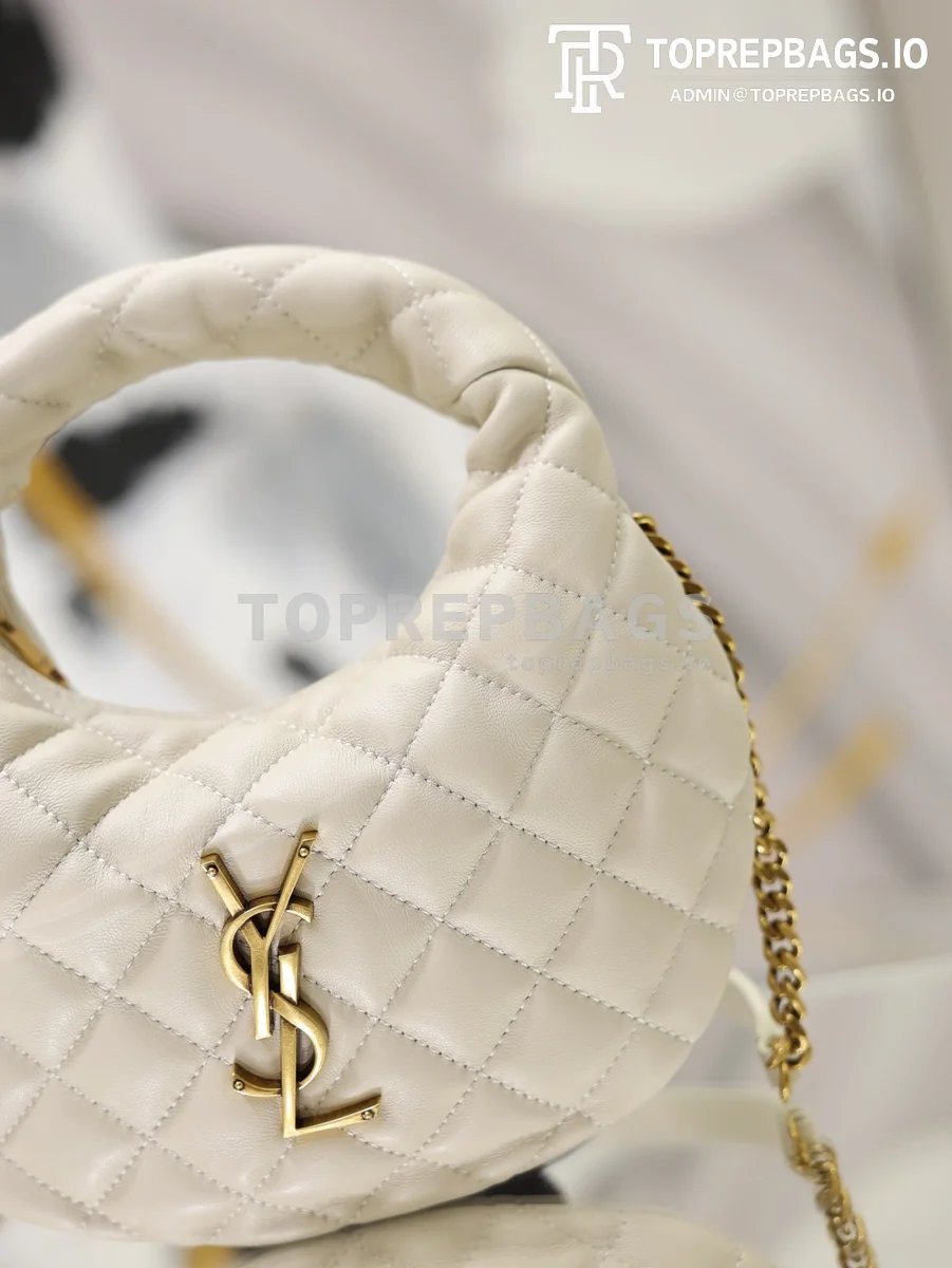 cmp_i1778833633422_4246_0_2 YSL ICARE Mini Hobo in White