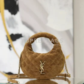 cmp_i1778833922243_217_0_0 YSL Icare Mini Hobo in Brown