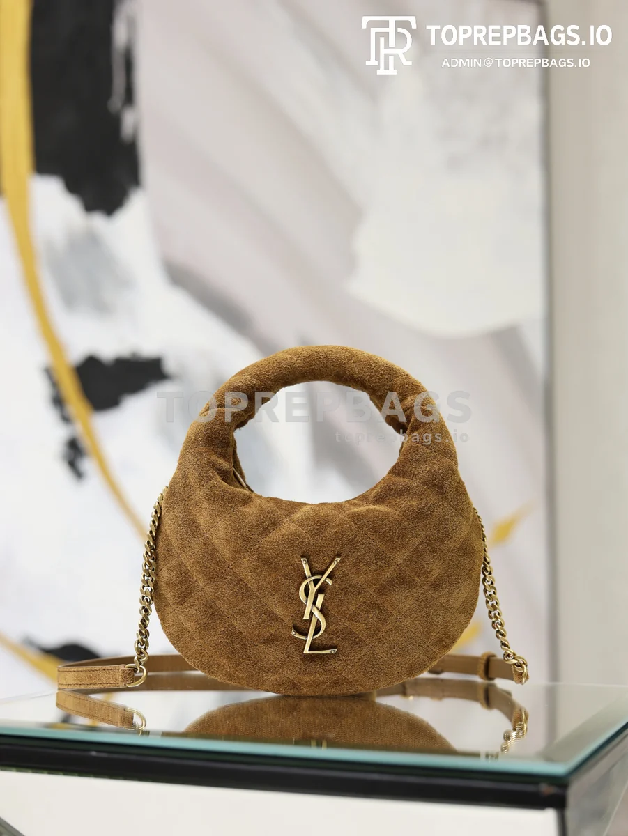 cmp_i1778833922243_217_0_0 YSL Icare Mini Hobo in Brown