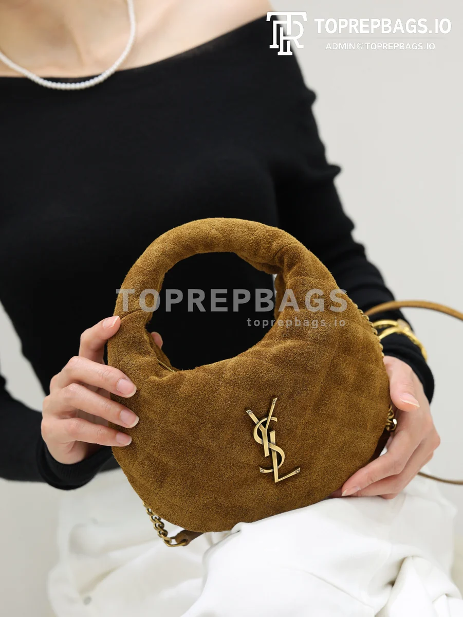 cmp_i1778833989884_4539_0_7 YSL Icare Mini Hobo in Brown