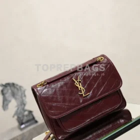 YSL Niki in Burgundy