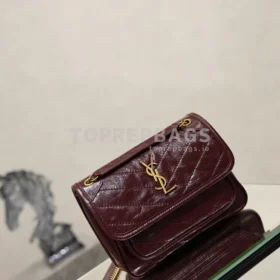 YSL Niki in Burgundy