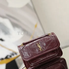 YSL Niki in Burgundy