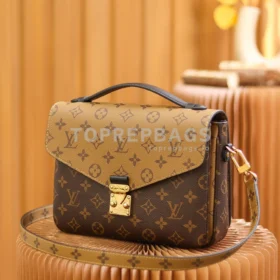 Louis Vuitton Pochette Metis Messenger in Brown