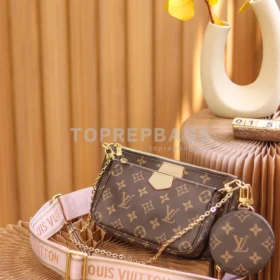Louis Vuitton Multi Pochette Accessoires in Brown
