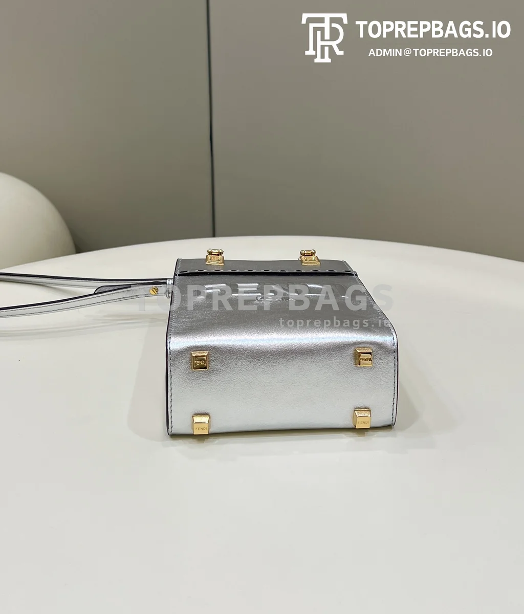 i1647323150_3195_5 Fendi Sunshine Mini Tote 8555S Leather Gold-tone Hardware detailed product image