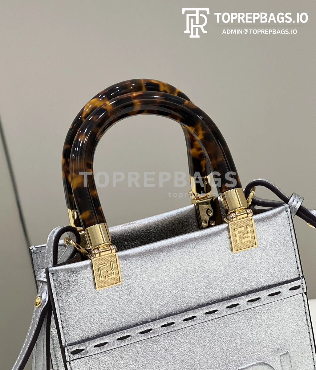 i1647323150_8717_3 Fendi Sunshine Mini Tote 8555S Leather Gold-tone Hardware detailed product image