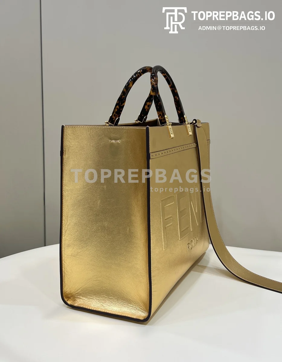 i1647598036_3373_2 Fendi Sunshine Shopper Medium 8553 Leather Gold-tone Hardware Tote Bag detailed product image