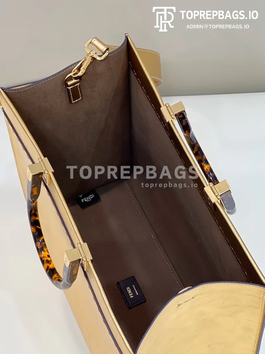 i1647598036_4188_8 Fendi Sunshine Shopper Medium 8553 Leather Gold-tone Hardware Tote Bag detailed product image
