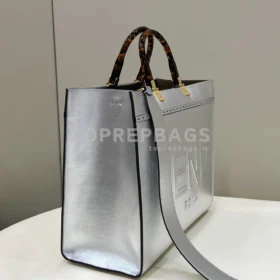 Fendi Sunshine Shopper 8553 Calfskin Leather Gold-tone Hardware Tote Bag detailed product image
