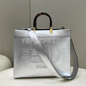 i1647598403_454_0 Fendi Sunshine Shopper 8553 Calfskin Leather Gold-tone Hardware Tote Bag detailed product image